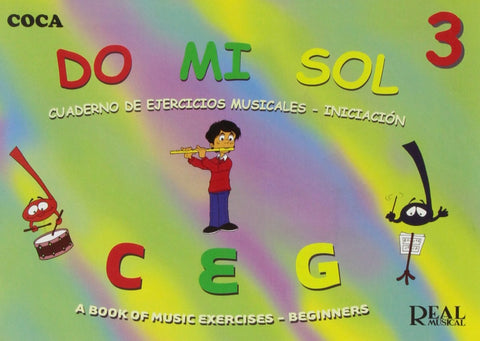 Do mi sol 3:cuaderno ejercicios musicales 