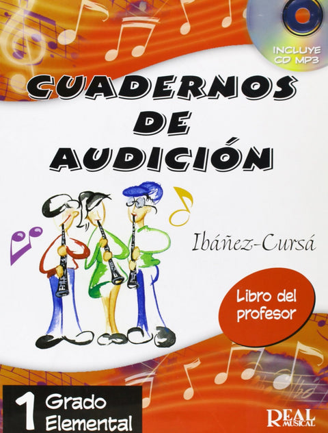  CUADERNOS DE AUDICIÓN GRADO 1 MEDIO LIBRO DEL PROFESOR +CD 
