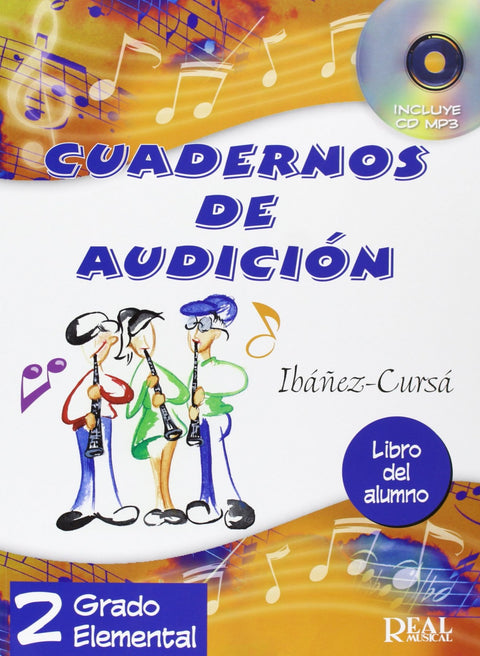  Cuadernos de audición 2º grado elemental 