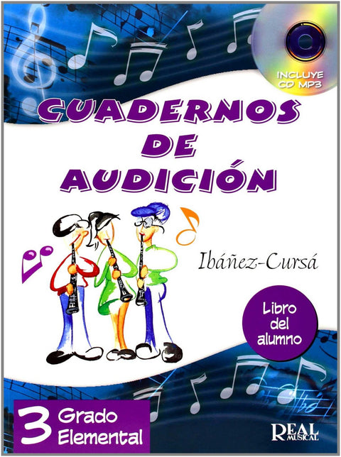  Cuaderno de audición vol.III. Grado elemental 