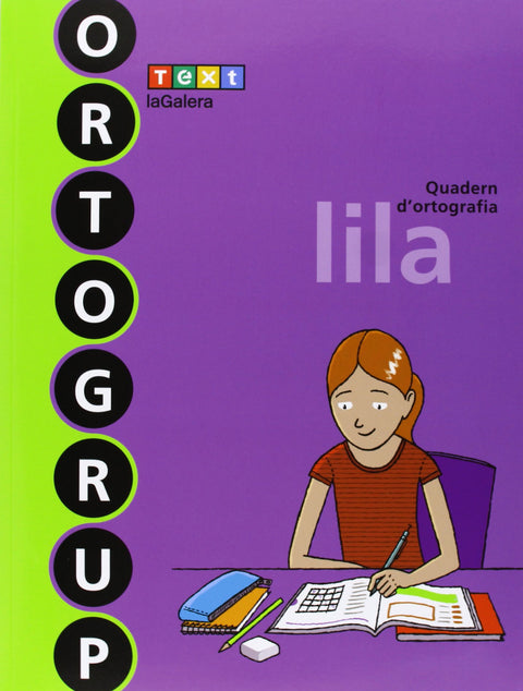  Quadern ortografia Ortogrup lila 