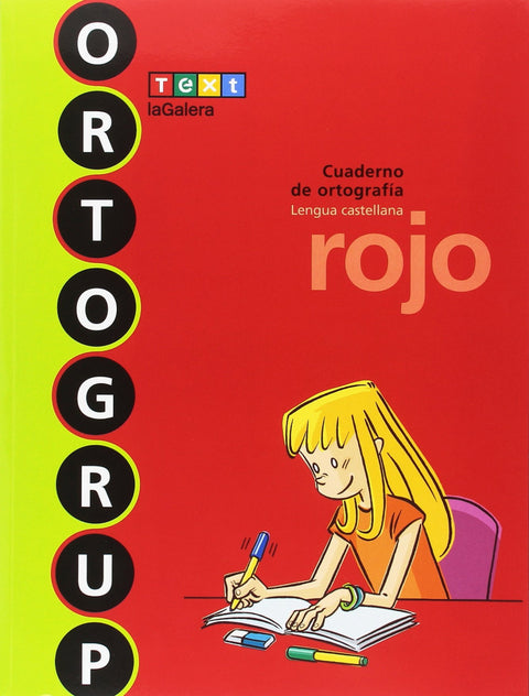  CUADERNO ORTOGRAFIA 5ºPRIMARIA ROJO ORTOGRUP 