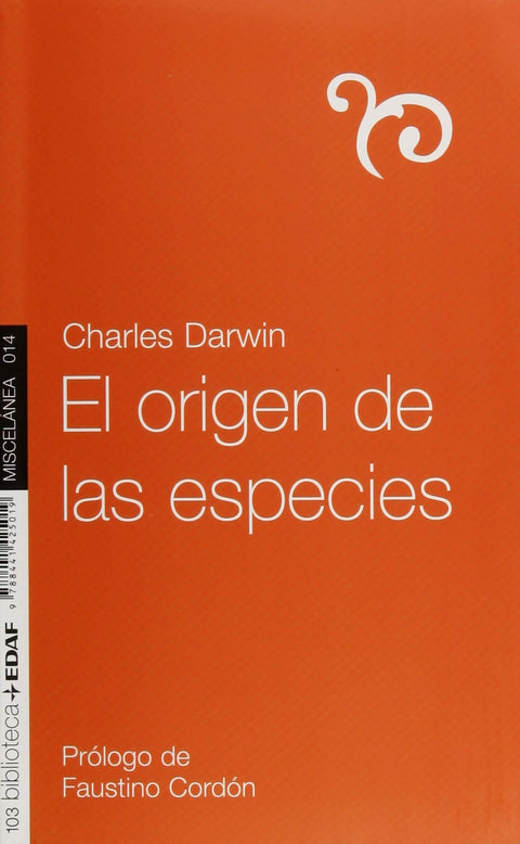  ORIGEN DE LAS ESPECIES, EL. 
