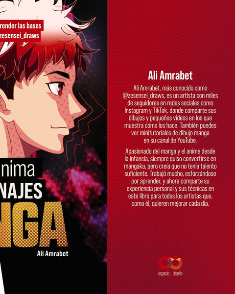  Dibuja y anima tus personajes manga. La guía completa para aprender las bases del diseño manga con @zesensei_draws 