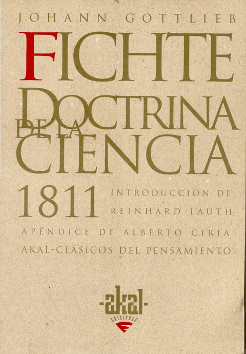  La doctrina de la ciencia 1811 