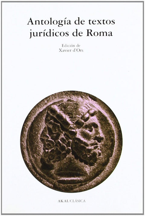  Antología de textos jurídicos de Roma 