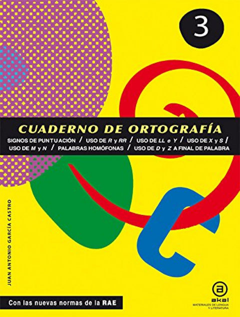  Cuadernos de ortografía 3 
