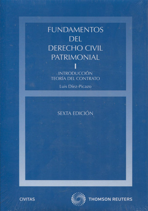  Fundamentos del Derecho Civil Patrimonial. I - Introducción teoría del contrato 