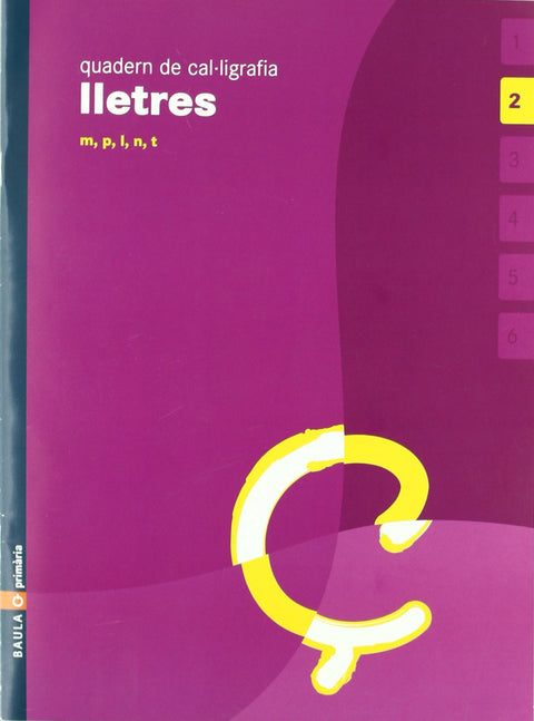  (CAT).(05).2.QUAD.CAL·LIGRAFIA LLETRES (3ANYS)/(M-P-L-N-T) 