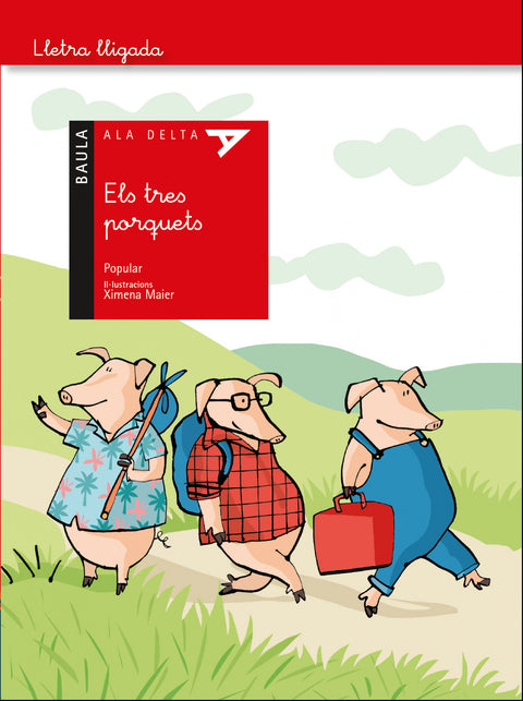  Els tres porquets - Lletra lligada 