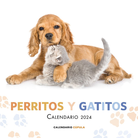  Calendario Perritos y gatitos 2024 