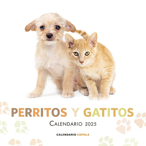  Calendario Perritos y Gatitos 2025 