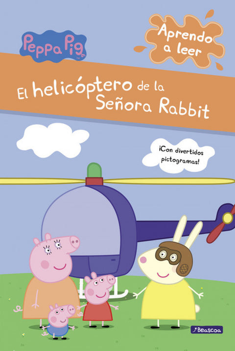  El helicoptero de la señora rabbit, Peppa pig aprendo a leer 