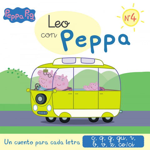  Un cuento para cada letra: c, q, g, gu, r (sonido suave), b, v, z, ce-ci (Leo con Peppa Pig 4) 