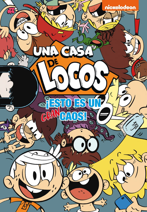  íEsto es un gran caos! (Una casa de locos. Cómic) 