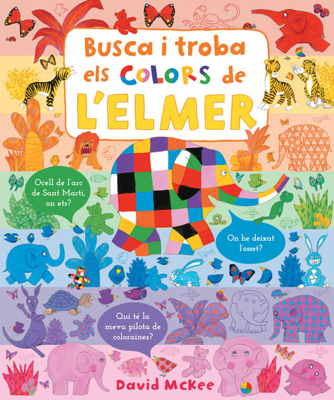  Busca i troba els colors de l'Elmer (Elmer. Pequeñas manitas) 