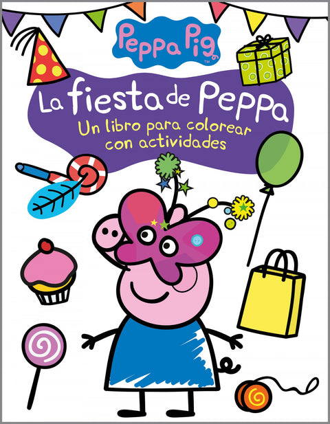  La fiesta de Peppa (Actividades para colorear) 