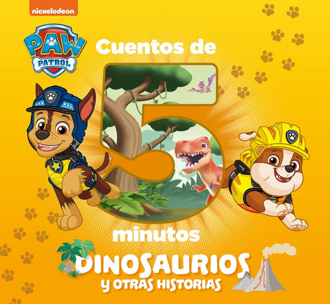  Cuentos de 5 minutos. Dinosaurios y otras historias (Paw Patrol # Patrulla Canina) 