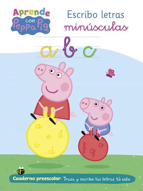  APRENDO CON PEPPA. ESCRIBO LETRAS MINÚSCULAS 