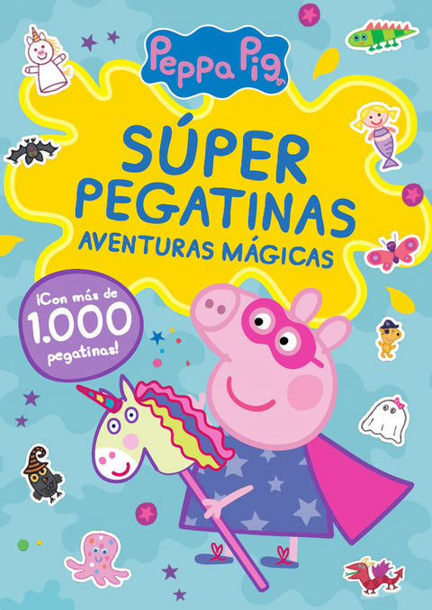  Peppa Pig. Cuaderno de actividades - Súper pegatinas. Aventuras mágicas 