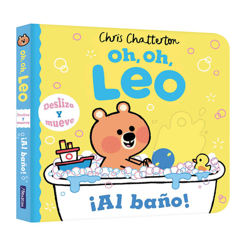 Oh, oh, Leo. ¡Al baño! 