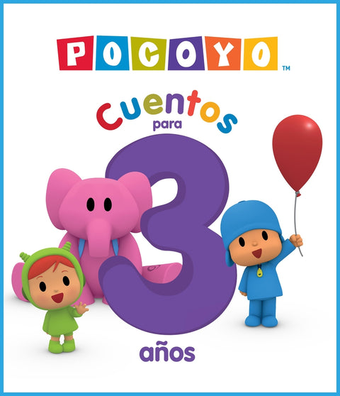  Pocoyó. Recopilatorio de cuentos - Cuentos para 3 años (5 cuentos) 