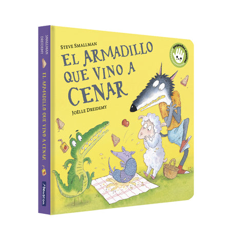  El armadillo que vino a cenar (La ovejita que vino a cenar. Libro de cartón) 
