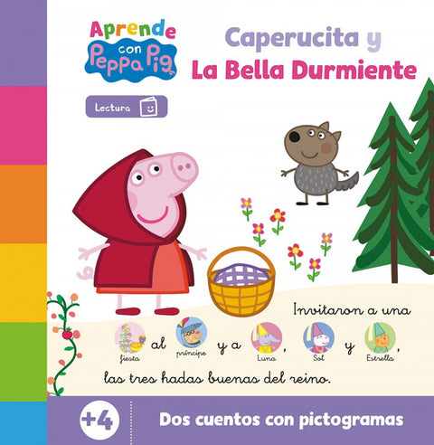  PEPPA PIG. LECTOESCRITURA - APRENDE CON PEPPA. CAPERUCITA Y LA BELLA DURMIENTE 