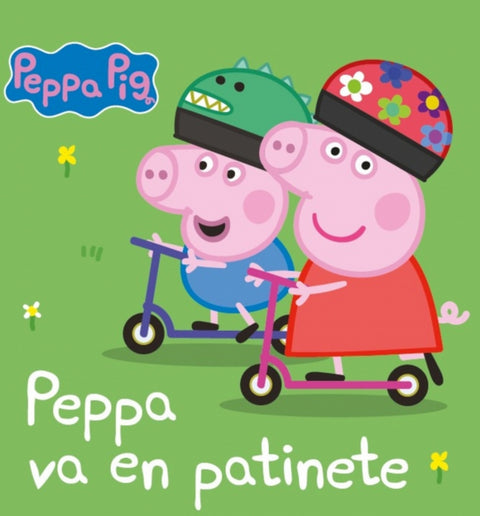  Peppa Pig. Libro de cartón - Peppa va en patinete 