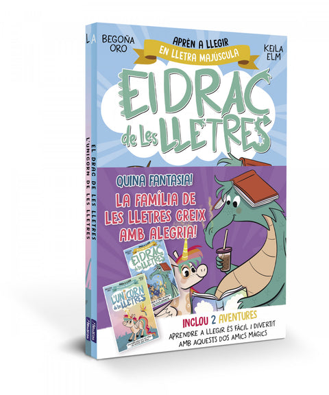  QUINA FANTASIA! LA FAMÍLIA DE LES LLETRES CREIX AMB ALEGRIA. PACK AMB 2 LLIBRES: 