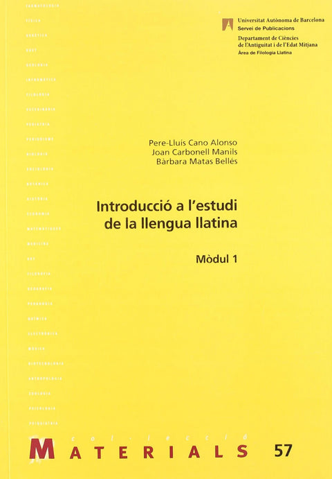  INTRODUCCI-A L´ESTUDI DE LA LELNGUA LLATINA 