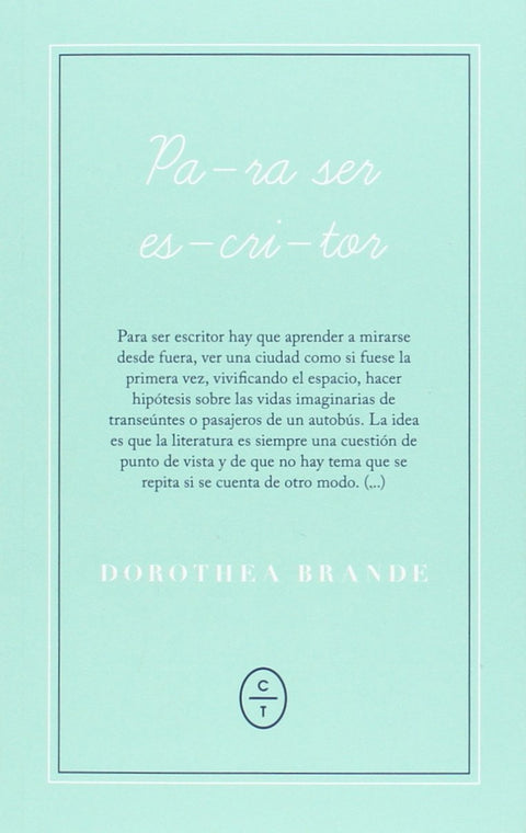  Para ser escritor 