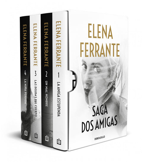  Saga Dos amigas (La amiga estupenda # Un mal nombre # Las deudas del cuerpo # La niña perdida) 
