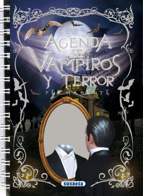  Agenda escolar permanente vampiros y terror 