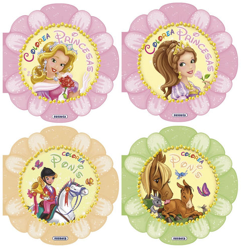  Colorea princesas 