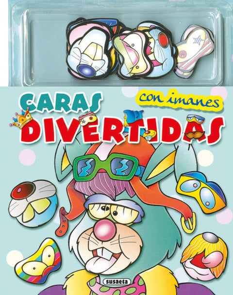  CARAS DIVERTIDAS CON IMANES (VERDE) 