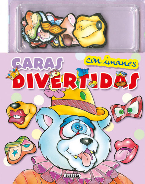  CARAS DIVERTIDAS CON IMANES (VIOLETA) 