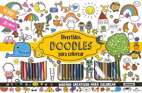  DIVERTIDOS DOODLES PARA COLOREAR 