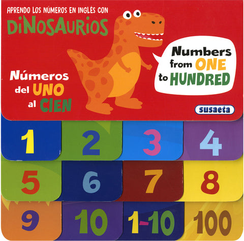  Aprendo los números en inglés con dinosaurios 