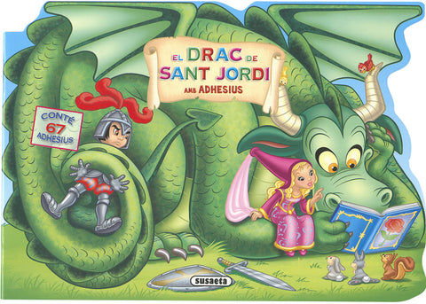 El drac de Sant Jordi amb adhesius 