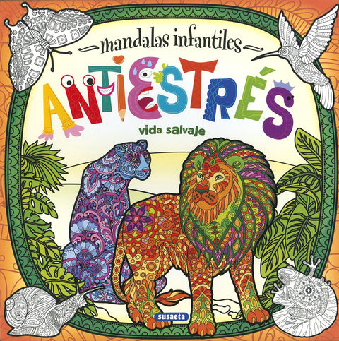  Mandalas infantiles antiestrés. Vida salvaje 