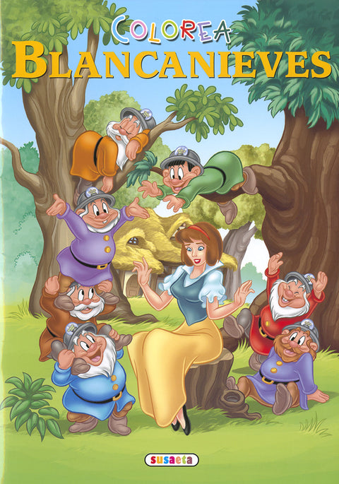  Colorea Blancanieves 