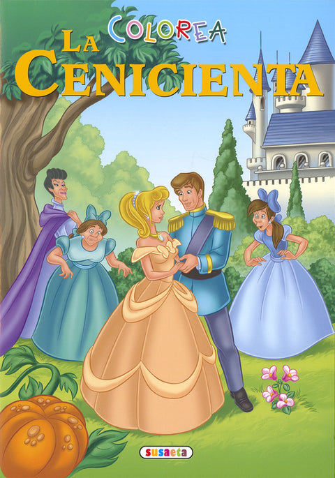  Colorea La Cenicienta 
