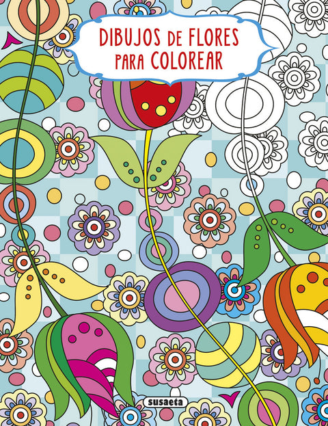  Dibujos de flores para colorear - 4 