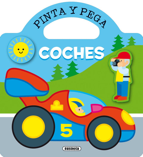 Coches (pinta y pega) 
