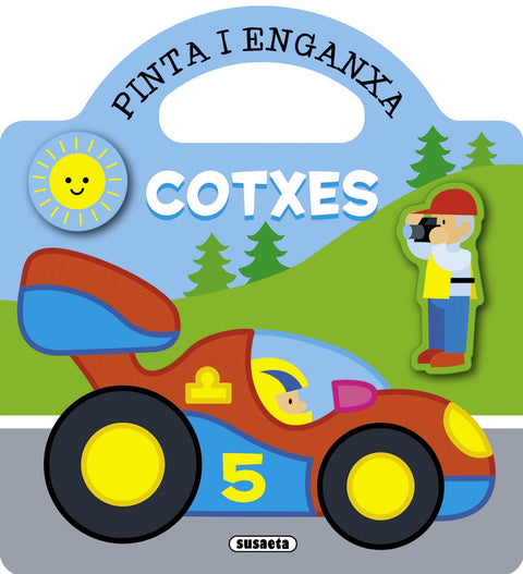  Cotxes (pinta i enganxa) 
