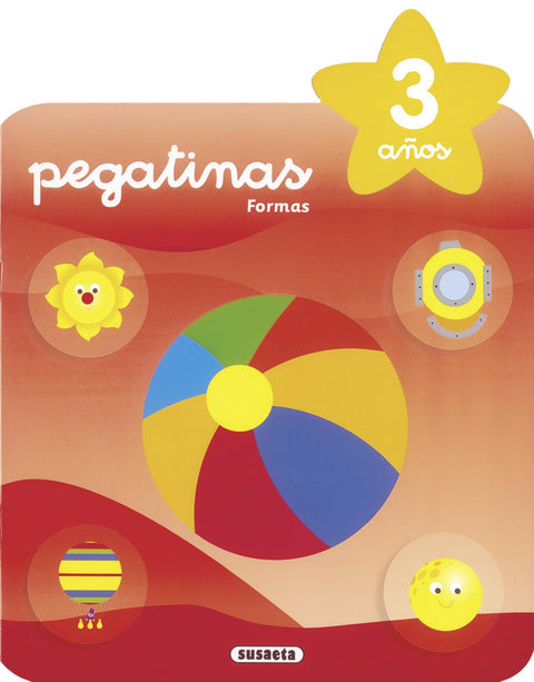  Pegatinas formas 3 años 