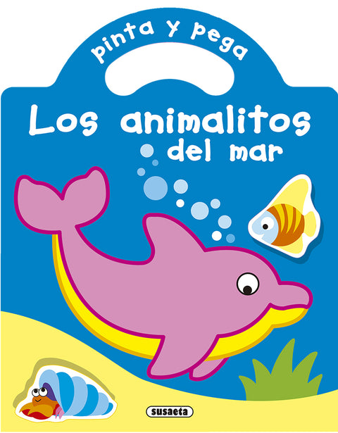  Pinta y pega los animalitos del mar 