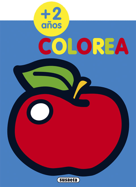  Colorea por edades 2 años 