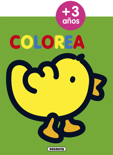  Colorea por edades 3 años 